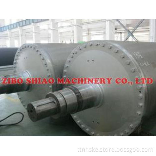 Press Roll with Cast Iron Roll Body , Paper Mill Rolls fo